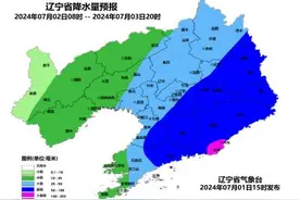 明日辽宁将迎大范围降雨 东部地区暴雨局部大暴雨图片