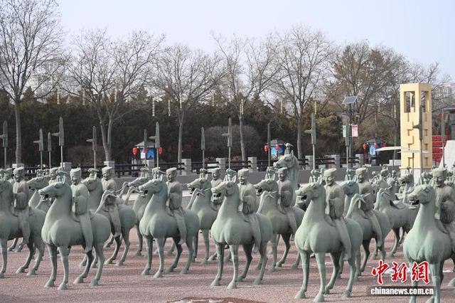 “铜奔马”出土地雷台汉墓景区年味渐浓