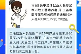 这些关于“灵活就业参保”的问题，来看上海人社局的解答→图片