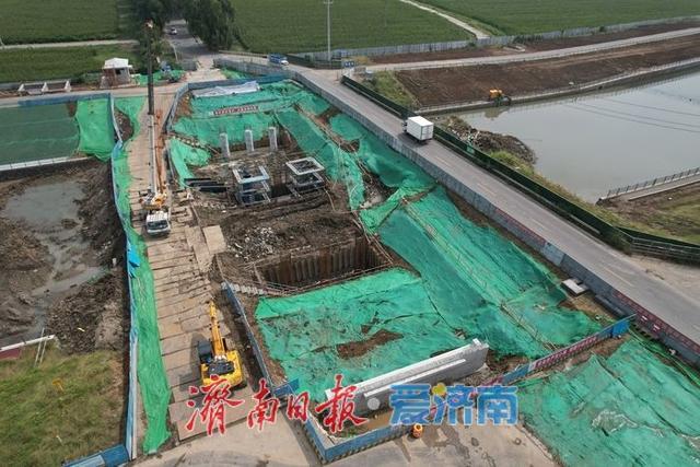 韩仓河（济广高速-小清河段）河道综合治理工程稳步推进