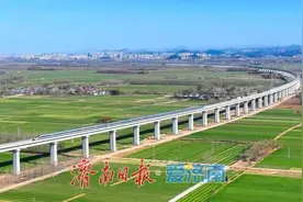 点进来！一起刷新济南高铁建设的进度条图片