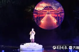 日照海滨夜游经济再添新亮点，《东海上人姜子牙》震撼首演图片