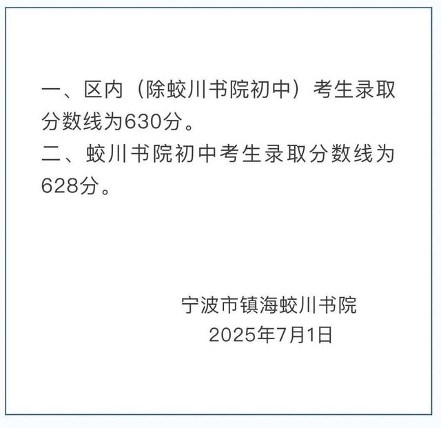 2025年浙江11地市中考分数线汇总