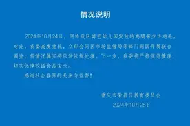 重庆荣昌通报“一幼儿园发放的鸡腿带少许鸡毛”：立即开展联合调查图片