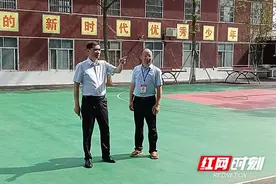 永州市教育局巡查中考冷水滩区考区唯一一个农村考点图片