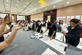 罗贯中书院正式成立 首届作品展盛大开幕图片
