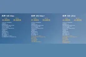 35.98万元起，问界M8上市！小订已破15万辆，余承东：鸿蒙智行没有一辆车因电池问题发生燃烧，安全是最大的豪华图片