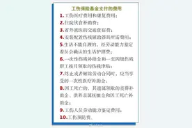 发生工伤了，哪些待遇基金支付？哪些待遇单位支付？图片