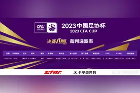 足协杯决赛裁判安排出炉！麦麦提江执裁，曾吹罚泰山海港争冠战图片