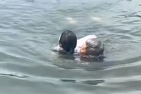 66岁退休记者西湖边“教科书式”救人，杭州公安：正申报见义勇为图片