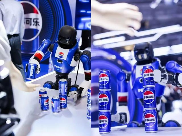 百事人形机器人家族亮相WAIC，饮料品牌正在刷新消费场景想象