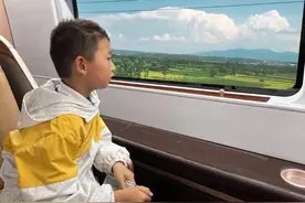 ​杭州一年级男孩立硬币测试上百次，只为调查高铁乘坐舒适性图片