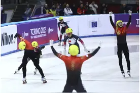 体育头图丨大冬会：中国队夺得短道速滑男子5000米接力冠军图片