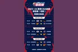 CBA季前赛10月13日岳阳开战，比赛赛程正式发布！图片