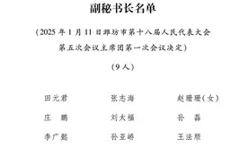 潍坊市第十八届人民代表大会第五次会议副秘书长名单图片