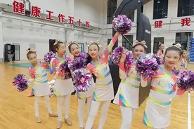 运动向未来 舞动展风采——当篮球遇上啦啦操 福新少年燃爆全场！图片