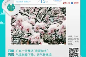 广东一天集齐“春夏秋冬”！气温继续下降，天气转寒凉图片