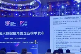 2024大数据独角兽企业榜发布，企查查成企业信用大数据领域唯一入榜企业图片