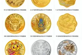 2024龙年纪念币本周五发行，12条“龙”你喜欢哪条？图片