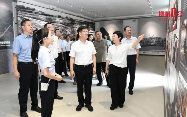 谭丕创现场指导推进“飞虎队”专题展览和有关纪念活动筹备工作并调研文旅项目