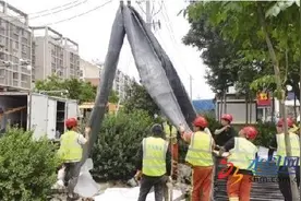 烟台福山区污水主干管道采用先进非开挖技术修复竣工图片