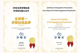 “一生只送一人”的DR钻戒，何以成为全球第一求婚钻戒品牌？图片