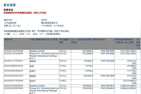 腾讯遭遇大股东一年内套现2%，回购力度能否追上？｜ 公司观察图片