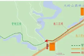 9月9日起常虎高速大岭山森林公园风柜口路段封闭施工，车辆需要绕行图片
