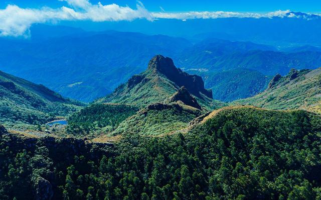 初冬时节 云南丽江老君山九十九龙潭风景如画