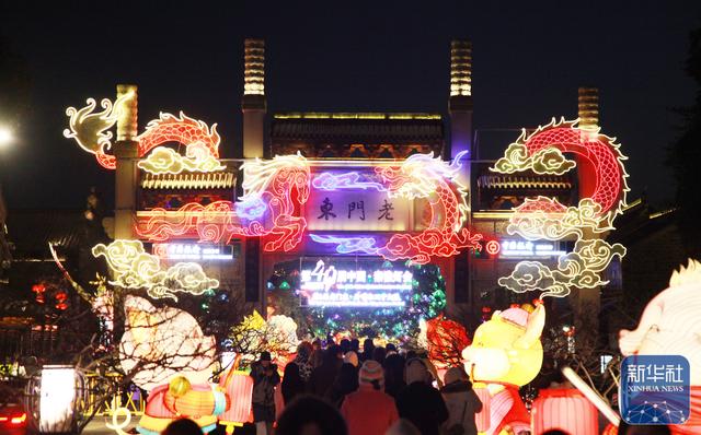 江苏南京：秦淮灯会璀璨夜