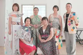 旧布爆改时装 阿姨硬控秀场图片