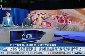 关于并购重组、市值管理 证监会发布新政策 上市公司市值管理新规：操纵信息披露等六种行为被明令禁止视频封面