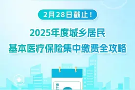 紧急提醒！2月28日截止，事关城乡居民医保→图片