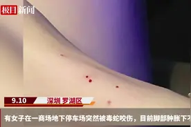 深圳女子在商场停车场被毒蛇咬伤，物业：正在排查它的来源图片