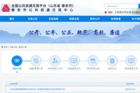 泰安这条路将南延，下穿京沪铁路，施工总承包公开招标→图片
