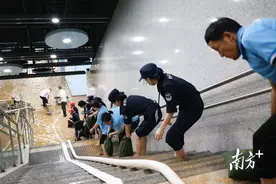 深圳地铁启动应急预案，调集1600余人参与抢险作业图片