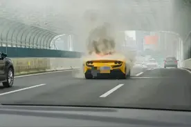 500万法拉利烧成半截！代驾公司曾有司机摔车死亡……最新消息传来图片
