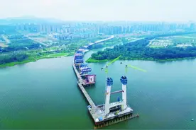 湖南单体最大市政斜拉桥明年底建成通车 长沙城北将添进出城快捷通道图片