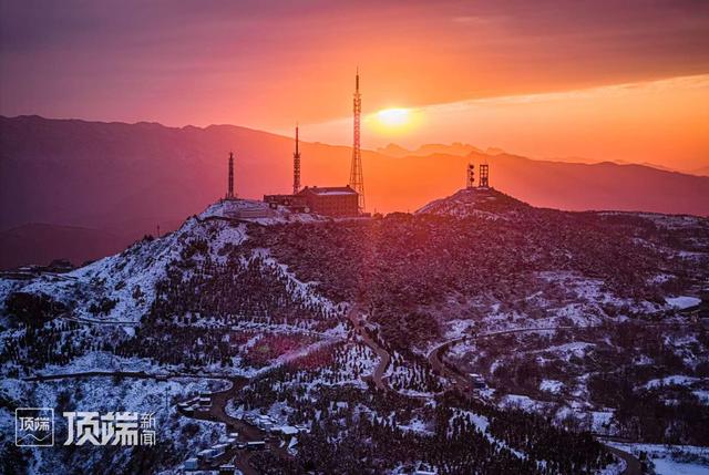 雪景晚霞绝美同框！郑州初冬高雅浪漫速来品鉴