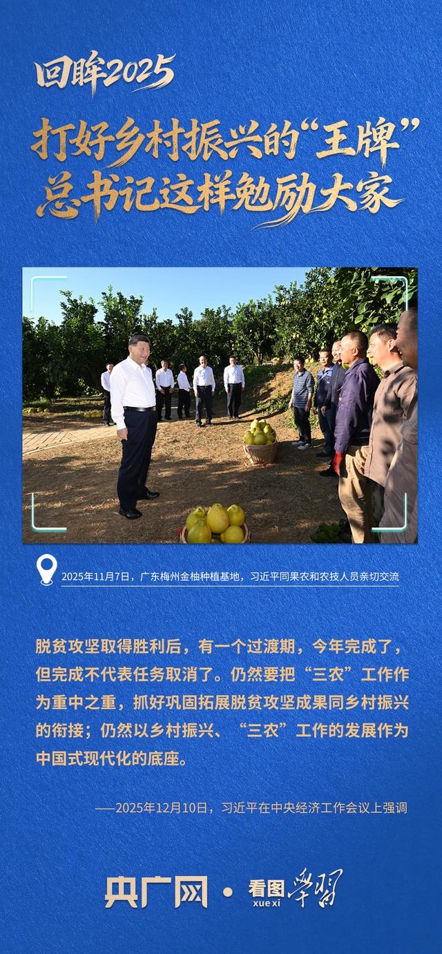 看图学习·回眸2025丨打好乡村振兴的“王牌” 总书记这样勉励大家