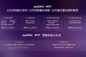年轻人第一辆智驾车？纯电轿跑AION RT11.98万起图片