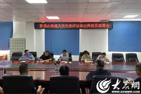 嘉祥县卧龙山街道人大工委召开2024年人大代表评议派出所工作动员部署会图片