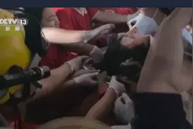 第四名幸存者！救出被埋超65小时的29岁女孩，中国救援队在行动→图片