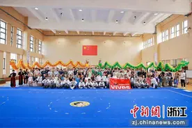 比利时师生到访杭师大 “沉浸式”体验中国文化图片