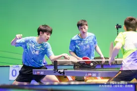 20岁宁波籍小将黄友政首次搭档马龙，收获两连胜图片