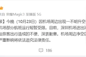 机场周边现不明升空物，航班大面积延误！官方深夜通报！图片