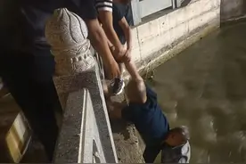 尤晓刚好样的！纵身一跃显大爱图片