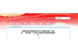 西藏市场监管局关于2025年藏历新年“年夜饭”“你点我检”266批次 食品安全专项抽检结果的通告第3期图片