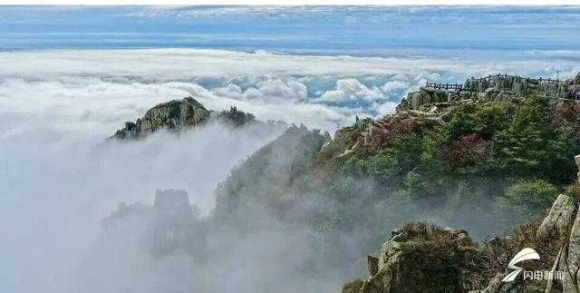 组图丨岱宗秋深 云涛漫染“仙”气十足