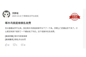 上门维修平台啄木鸟二冲港交所，高抽成下“除了感情啥都能修”？图片